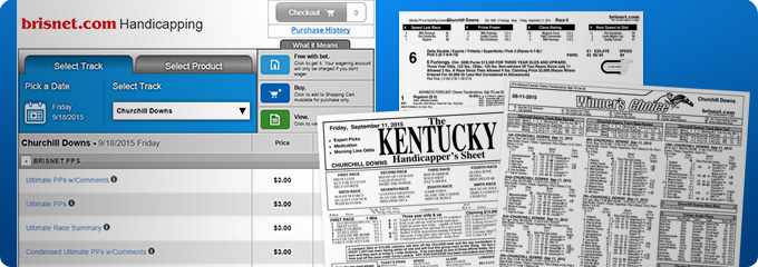 brisnet handicapping information for horse racing